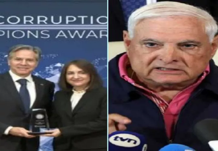 Annette Planells y Ricardo Martinelli. Foto: Epasa