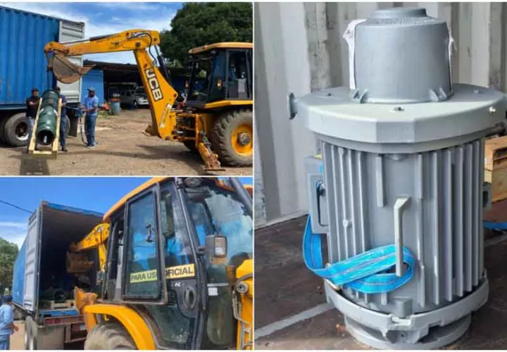 Equipos de bombeo y motores para la planta Roberto Reyna.