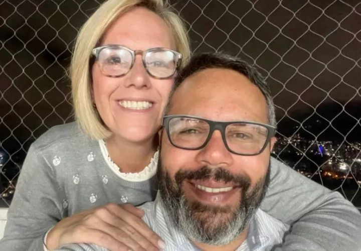  Rafael Tudares y su esposa, Mariana González. 