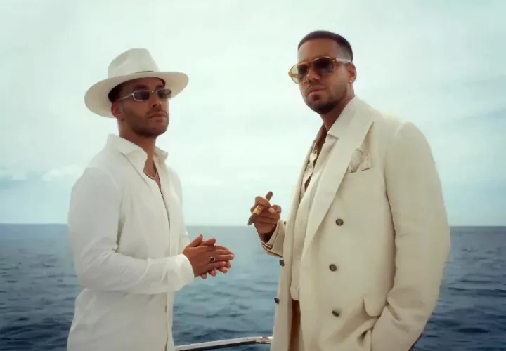 Prince Royce  y Romeo Santos. Foto: EFE / Sony Music Latin