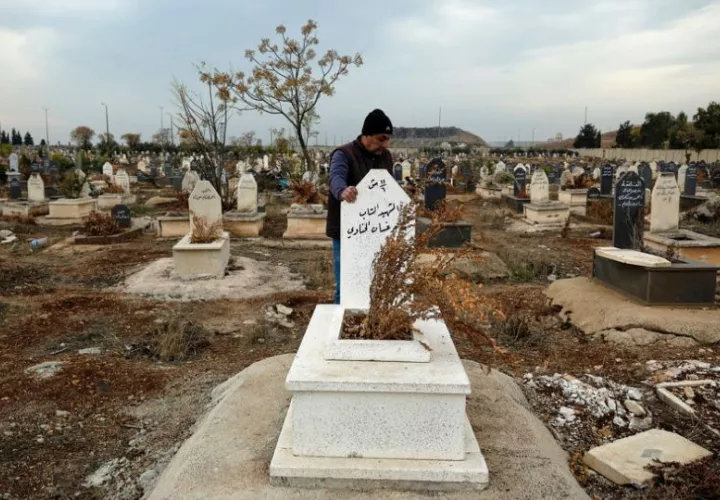 Mohamed Issam, padre de Rami, el cual desapareció durante los primeros años de conflicto en Siria. Foto: EFE