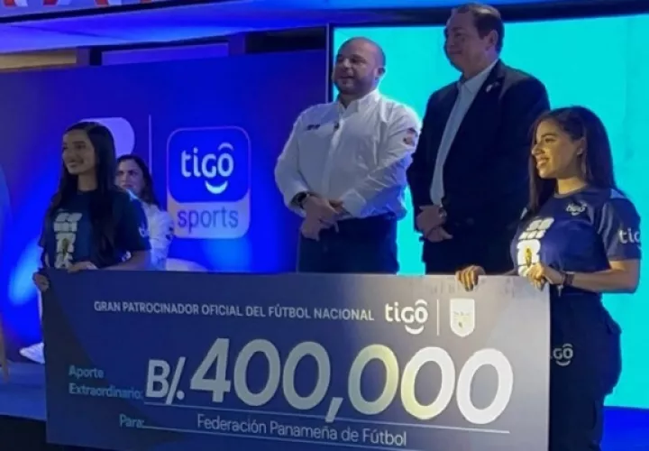 Tigo dio un aporte de 400 mil balboas como patrocionador.