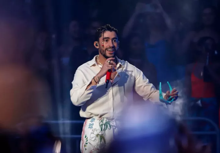 Bad Bunny no simpatiza con las políticas de Trump. Foto. EFE