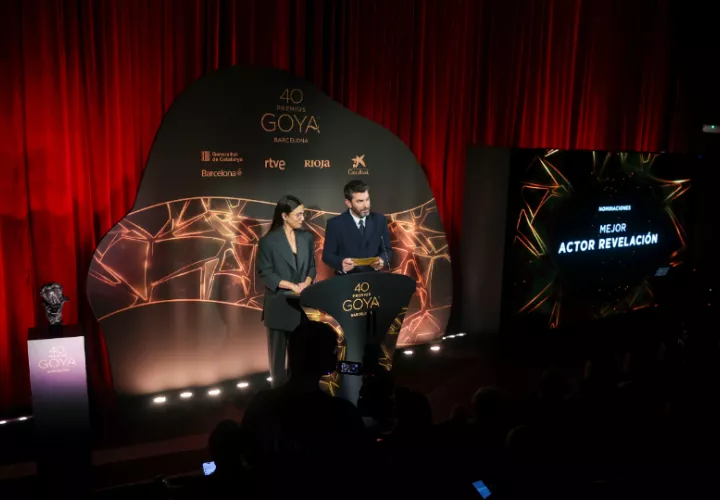 Acto para dar a conocer las nominaciones a los Premios Goya. Foto: EFE / Víctor Lerena