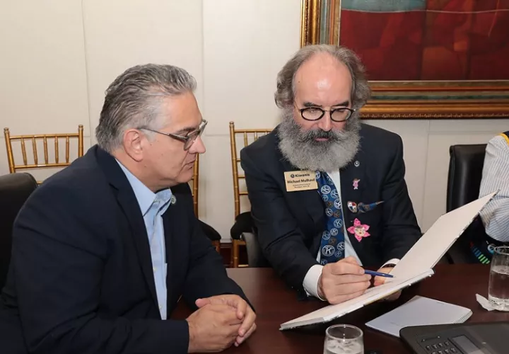 Durante el encuentro. Foto: Presidencia