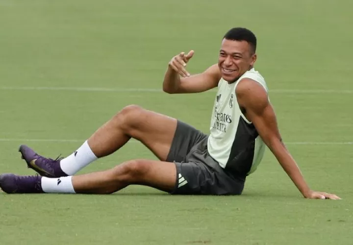 Kylian Mbappé, delantero del Real Madrid. Foto: EFE