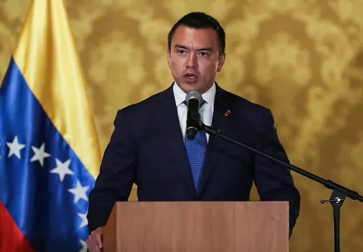 Presidente de Ecuador, Daniel Noboa. EFE