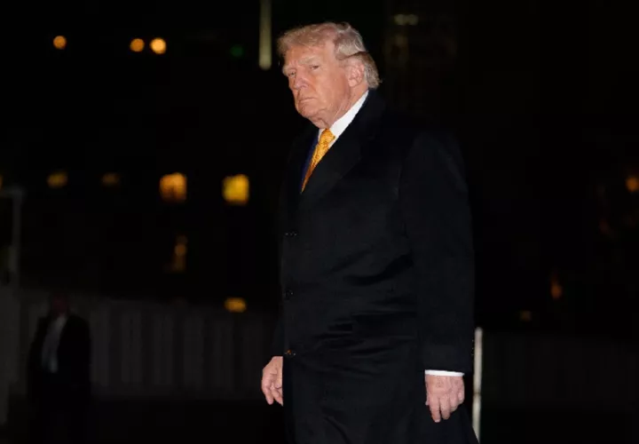 Donald Trump regresó a la Casa Blanca este domingo. Foto: EFE
