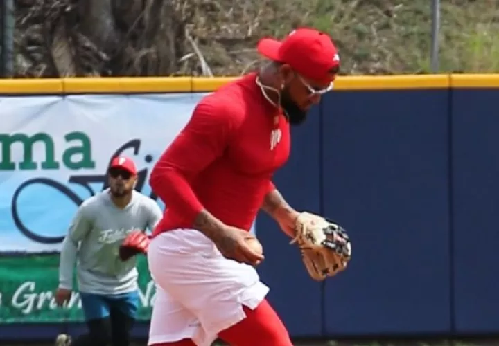 Allen Córdoba, durante los entrenamientos del seleccionado panameño. Foto: Fedebeis/captura