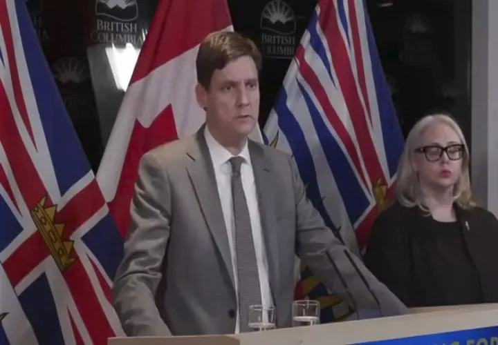 Captura de vídeo de la Gobernación de British Columbia. Foto: EFE