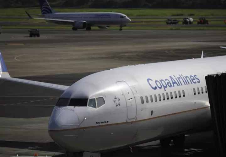 Avión de la aerolínea Copa Airlines. EFE