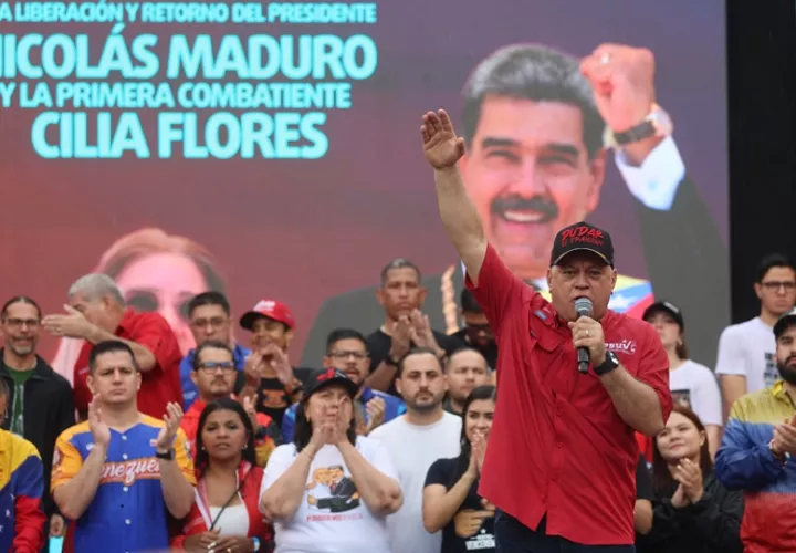 Ministro de Interior y Justicia de Venezuela, Diosdado Cabello. EFE