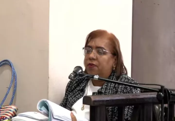 La perito Tatiana Chérigo declaró este viernes. Foto: Cortesía 