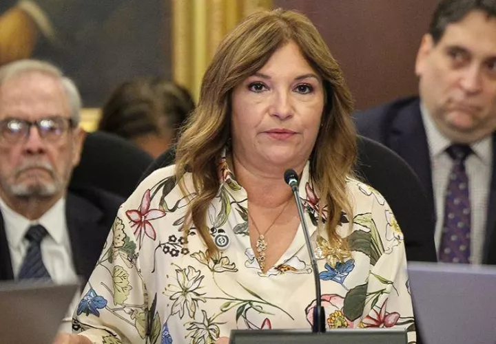La primera dama, Maricel de Mulino. Foto: Cortesía
