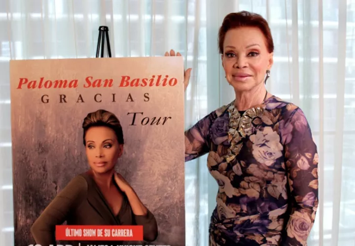  Paloma San Basilio posa durante una entrevista con EFE este 18 de febrero de 2026, en Miami (Estados Unidos). Foto: EFE / Pedro Pablo Cortés