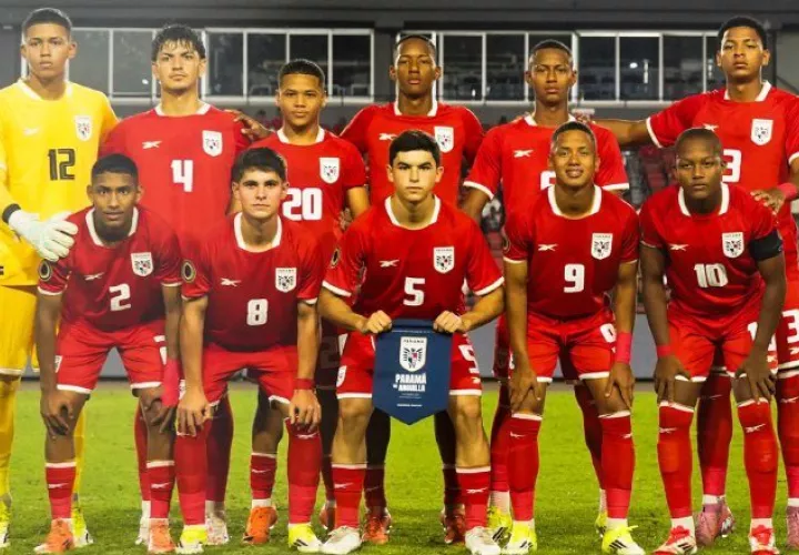 Selección de Panamá Sub-17. Foto: FPF