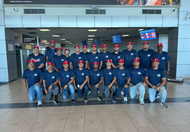 La selección  de sóftbol de Panamá. Foto: Pandeportes 