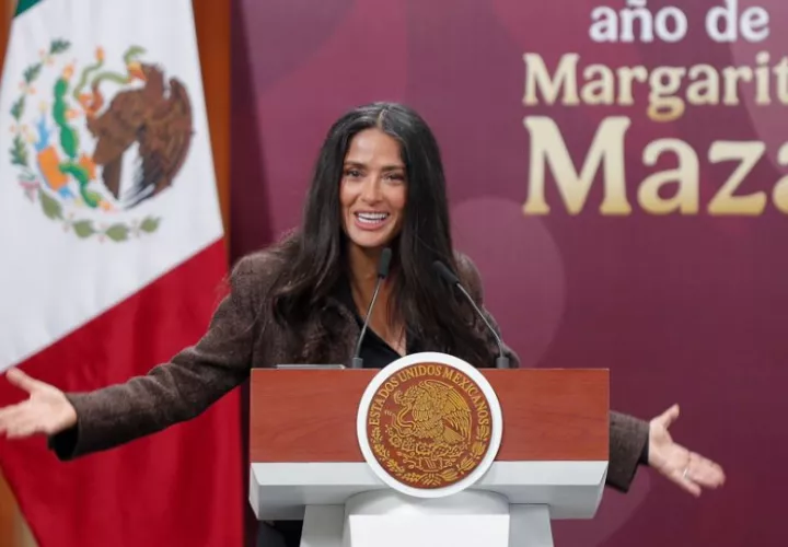 La actriz productora y directora mexicana Salma Hayek. Foto: EFE