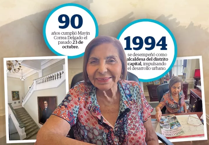 Mayín Correa, gobernadora de la provincia de Panamá. Foto: Epasa