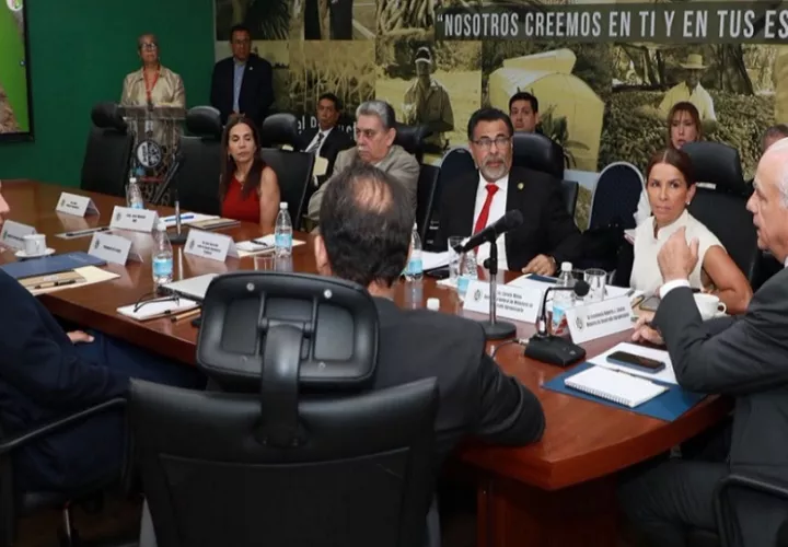 Durante la reunión. Foto: cortesía
