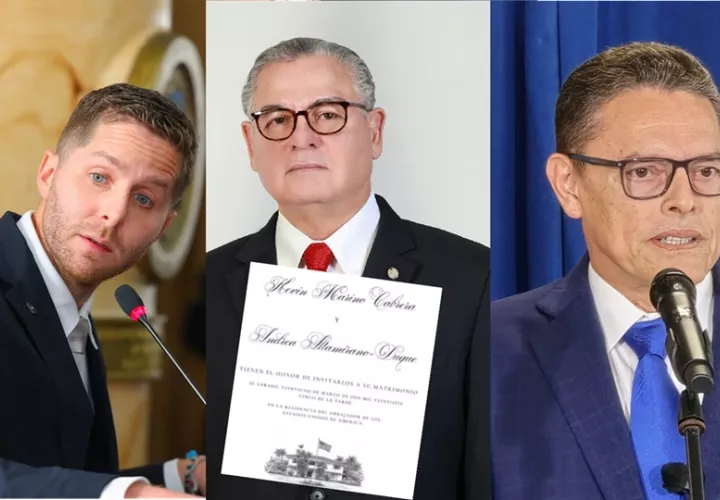 Altos funcionarios se dan cita a la boda del año. Foto: Cortesía