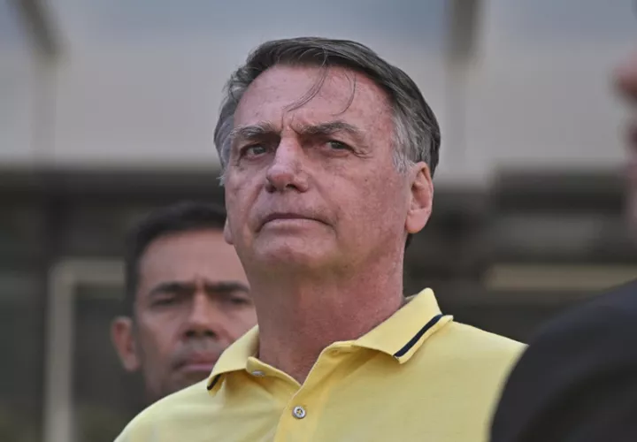 Bolsonaro fue trasladado el viernes al hospital. Foto: EFE