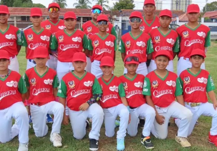 Equipo infantil de Chiriqui. Foto:@pequenasligas