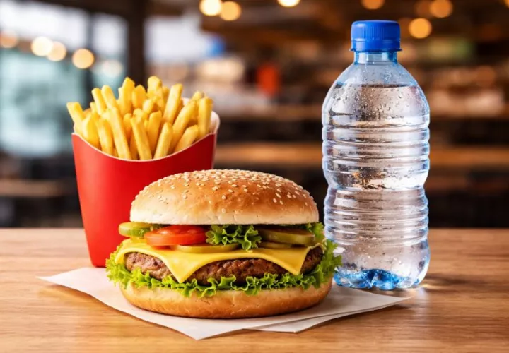  Los consumidores tendrán la opción de elegir agua con el combo. Foto: ChatGPT