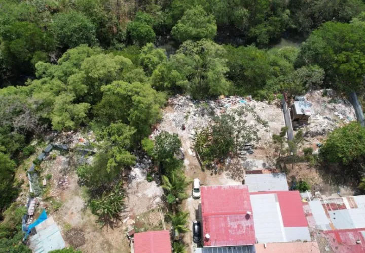 Se pudo constatar la contaminación en el área. Foto: Cortesía