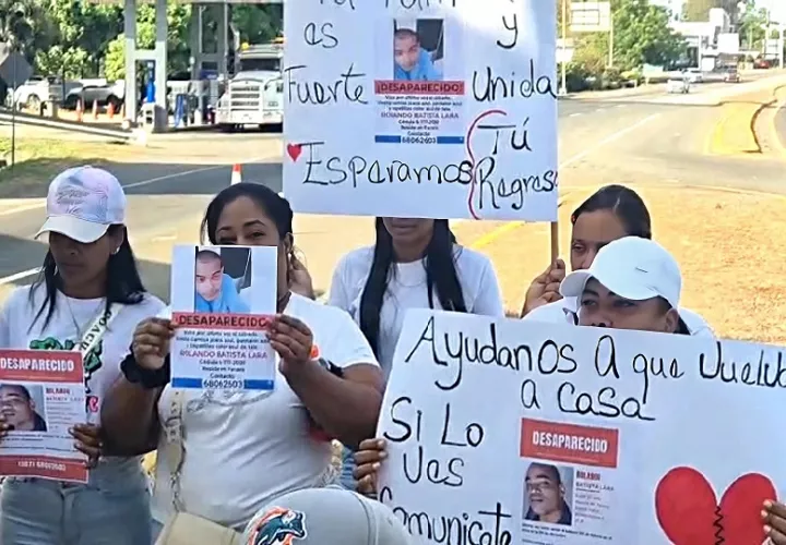 Los familiares agradecieron a todas las personas que compartieron la información y apoyaron en la búsqueda. Foto. Thays Domínguez