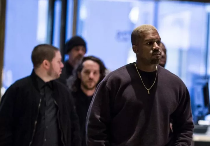 El cantante estadounidense Kanye West.  Foto: EFE / John Taggart