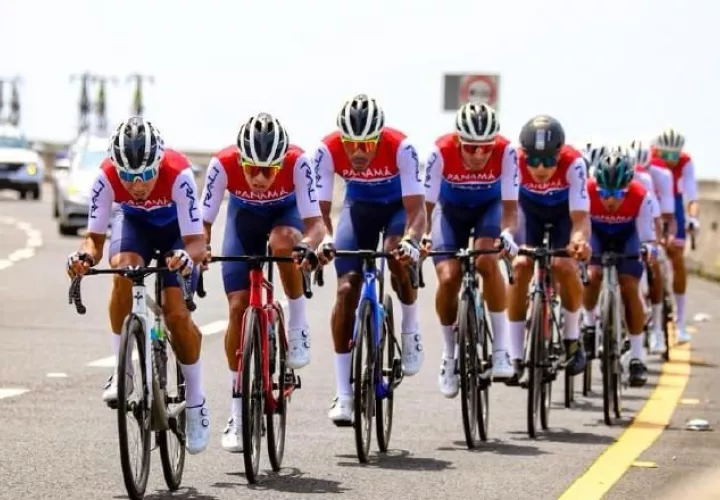 Selección de ciclismo de Panamá. Foto: Fepaci