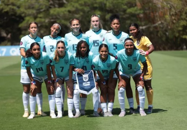 Panamá Femenina Sub-17. Foto: FPF