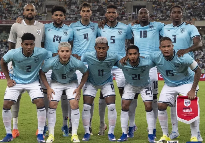 Once inicial de la selección de Panamá Foto @fepafut