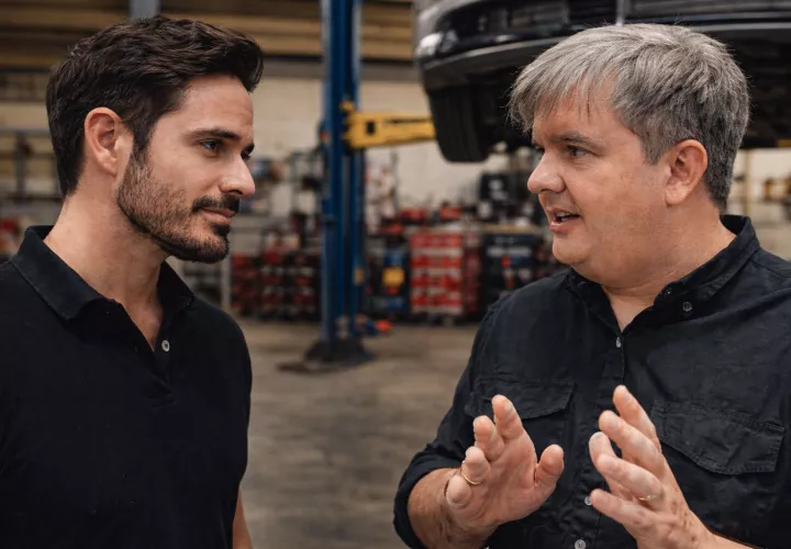 Robin Durán y Gaby Novo. Foto: Generada con https://chatgpt.com/