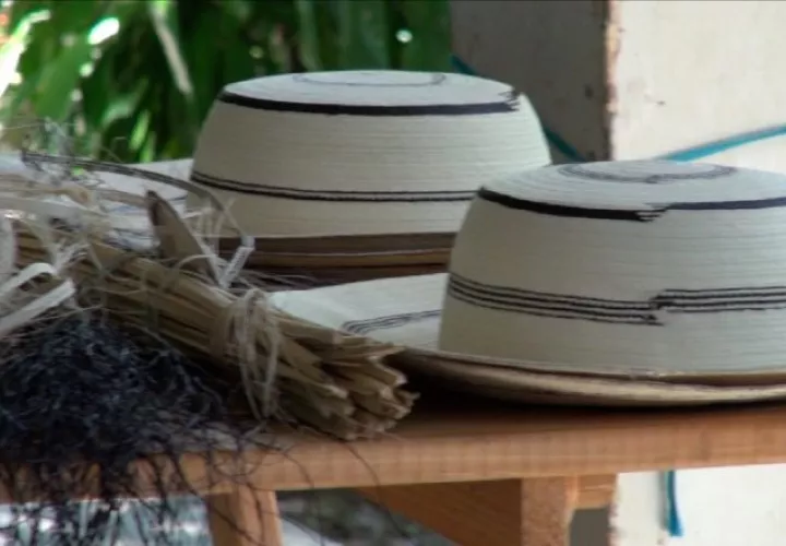 El Sombrero Pinta'o de Panamá fue declarado Patrimonio Cultural Inmaterial de la Humanidad por la UNESCO en 2017. Archivo