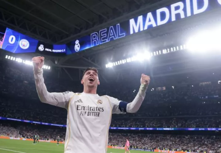 Valverde anotó tres goles para el Real Madrid. Foto: EFE