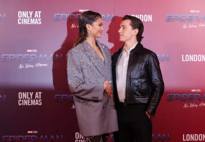 Zendaya y el actor británico Tom Holland, en una imagen de archivo. Foto: EFE / EPA / Vickie Flores