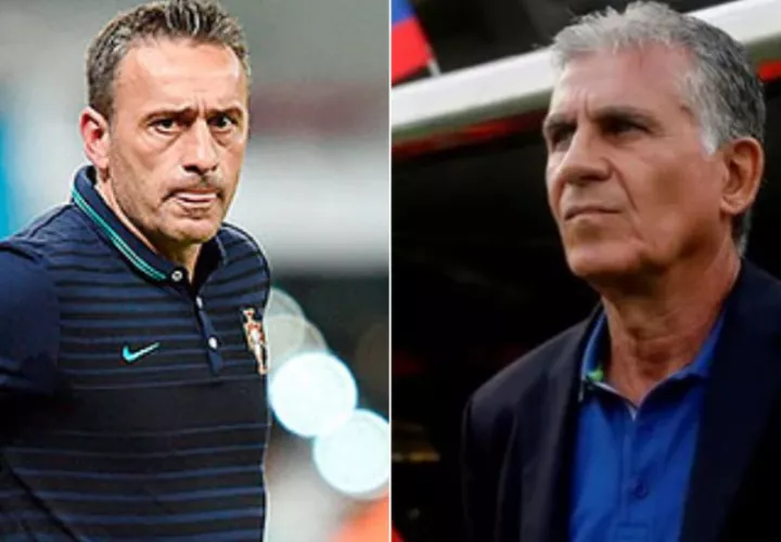 Paulo Bento y Carlos Queiroz cierta ventaja para dirigir a Ghana. Foto: Archivo