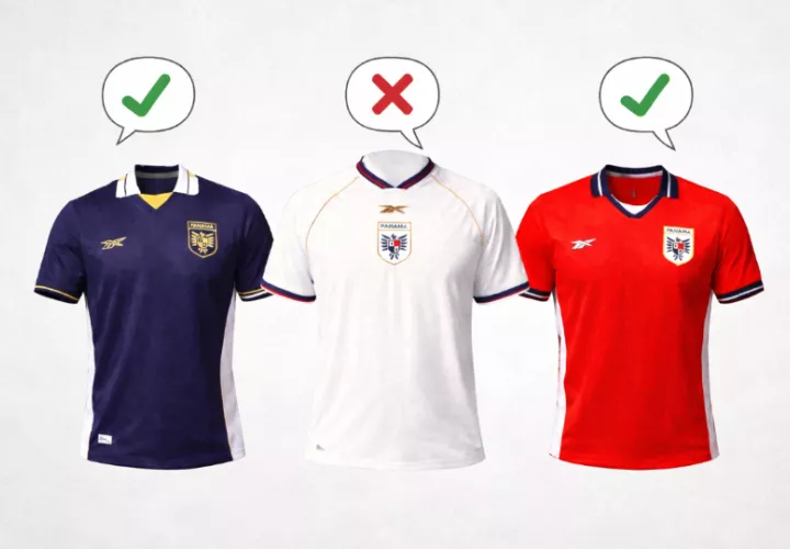 Las nuevas camisetas de la Selección de Panamá. Foto: Creada con https://chatgpt.com/