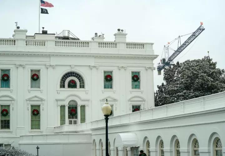 La Casa Blanca en Washington, D.C., EE. UU.  Foto: EFE / LEIGH VOGEL / POOL