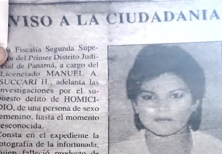 El documento indica que no ha sido posible acreditar la muerte de Marisol Barria.