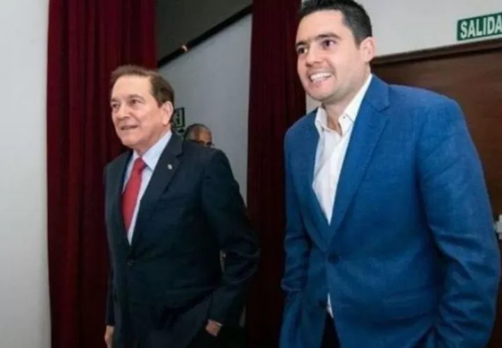 El expresidente Laurentino Cortizo y el ex vicepresidente José Gabriel Carrizo. Foto: Archivo
