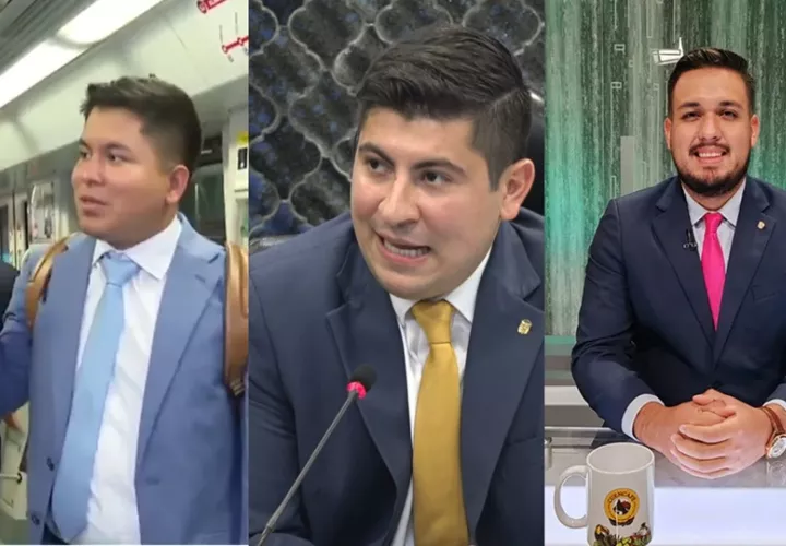 Los diputados Zamora, Bloise y Samaniego. Foto: Cortesía