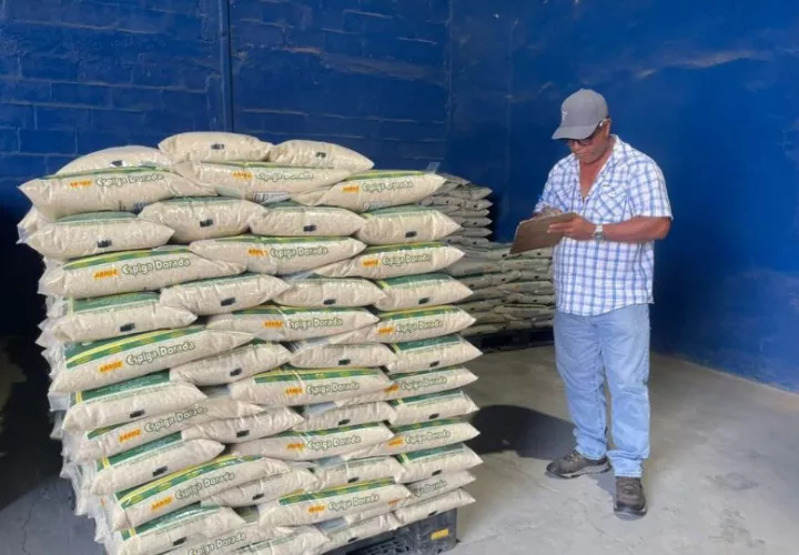 El Gobierno realizó un inventario de arroz para conocer la disponibilidad real del grano. Foto: Cortesía