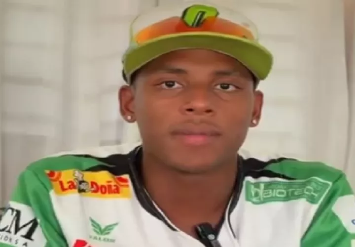 Jean Carlo Rodríguez, jugador de Panamá Oeste. Foto: Captura/ Fedebeis