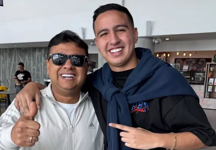 Rafael Santos y Martín Elías  Jr.. Cortesía
