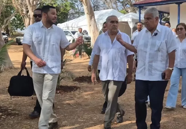 El presidente durante la gira. Foto: Cortesía
