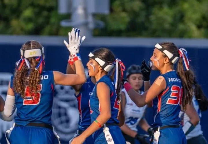 Panamá ganó oro en el Flag Football  Femenino. Foto: COP