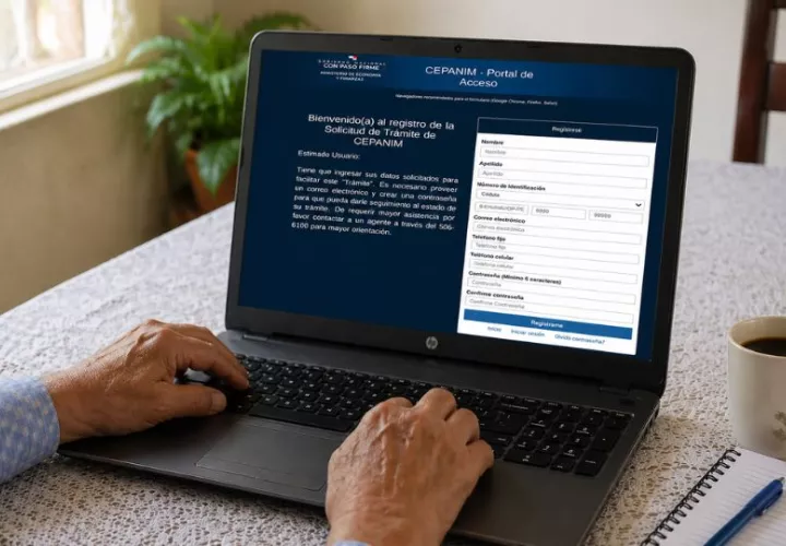 Registro del portal Cepanim. Foto: ChatGPT